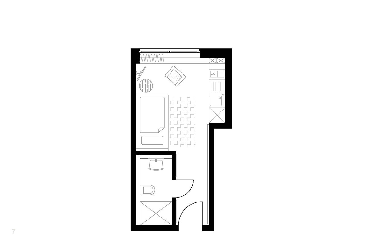 Single Apartment - 1 Person